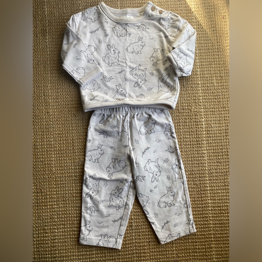 Little Planet Bunny Sweat Set